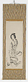 Queen Mother of the West (Seiōbo), Nagasawa Rosetsu (Japanese, 1754–1799), Hanging scroll; ink on paper, Japan